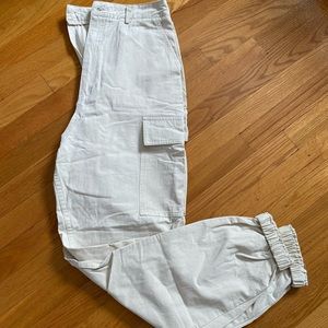 PRETTYLITTLETHING beige cargo pants